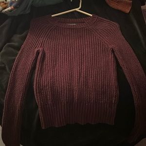 Maroon American Eagle sweater
